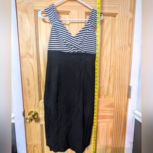 Gothabilly Hot Topic Striped Bodycon Dress, Juniors Medium, Emo Grunge